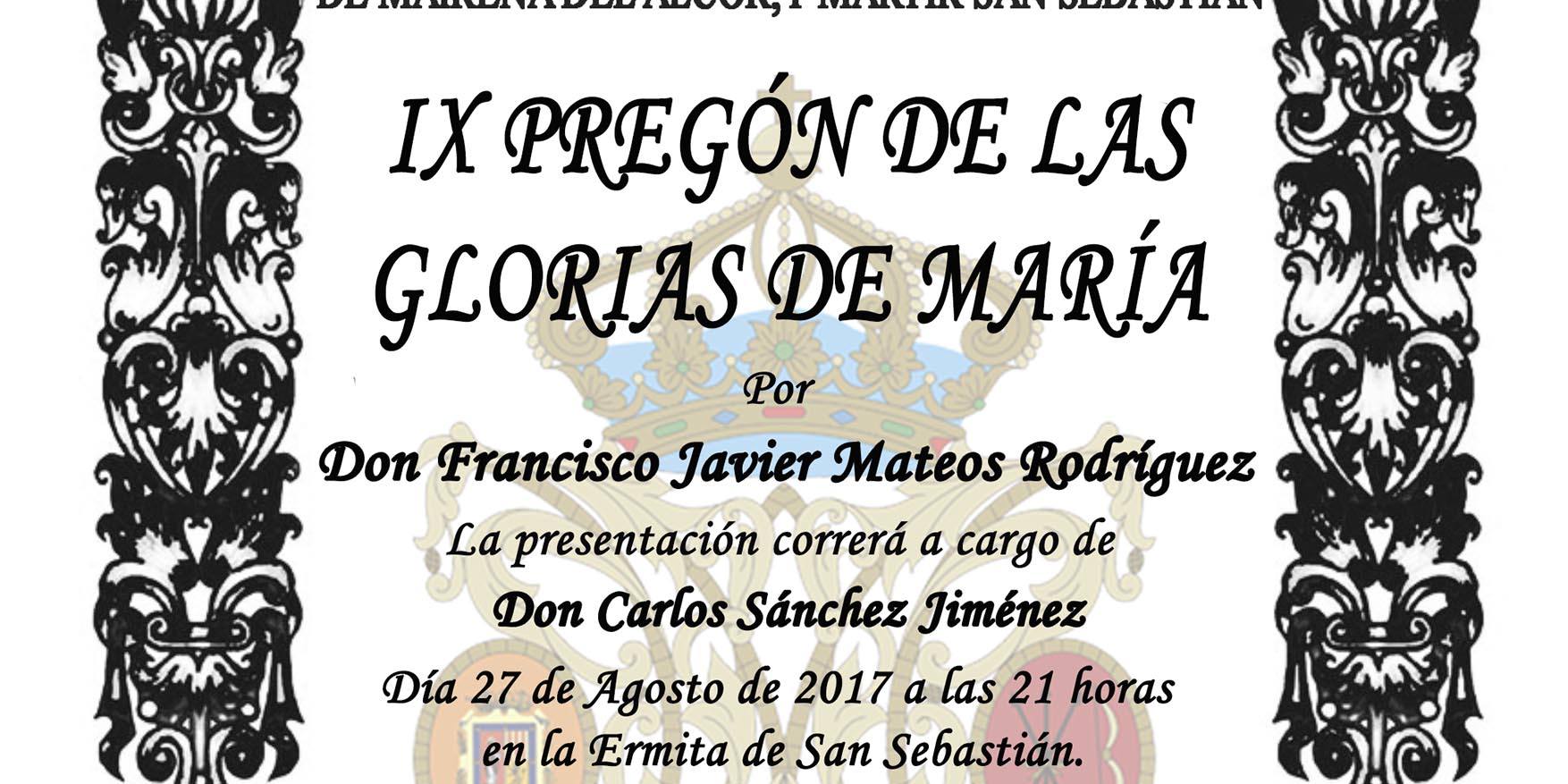 IX Pregón de Glorias
