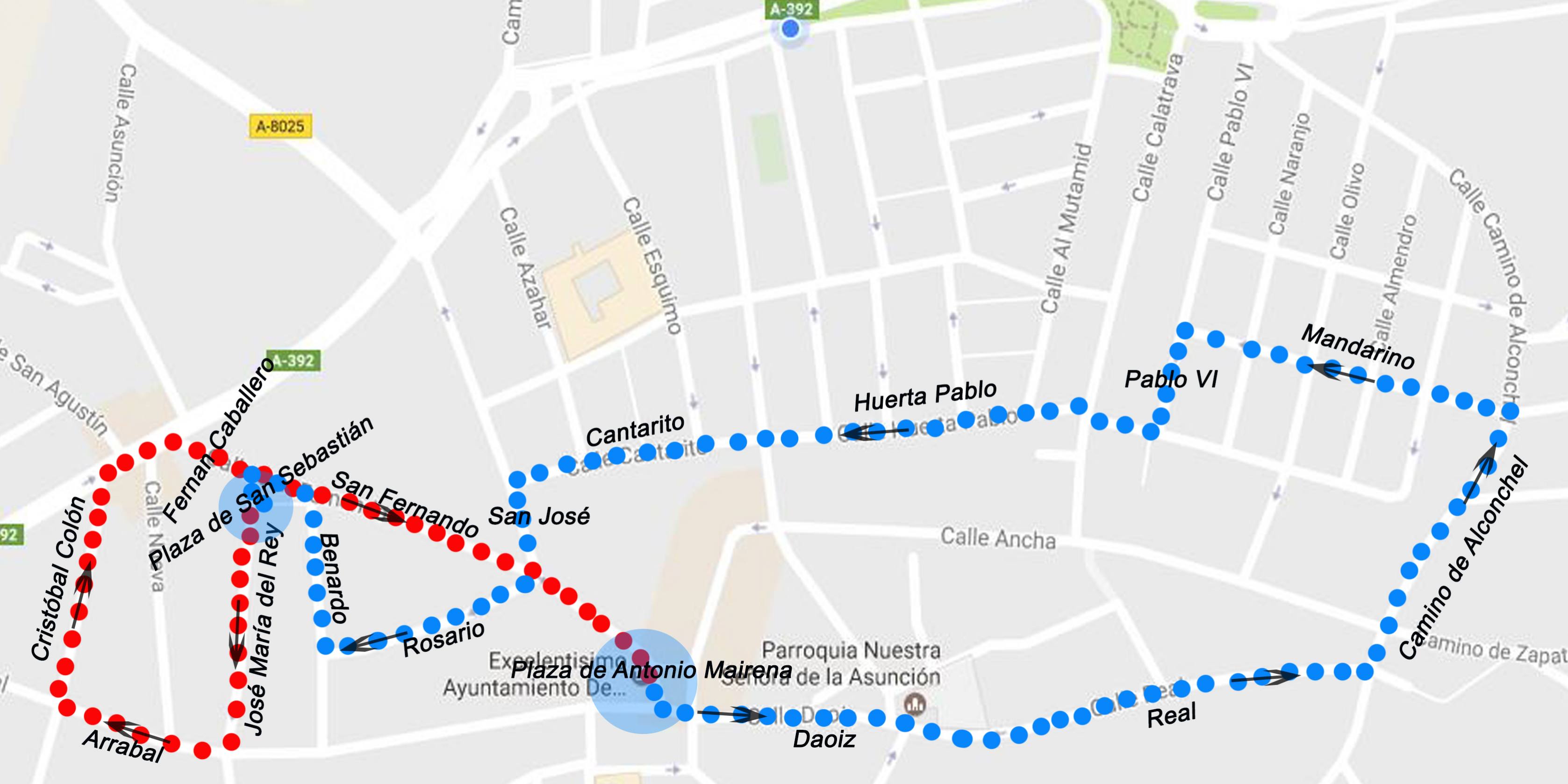 Recorrido 2017 Recorrido 2017